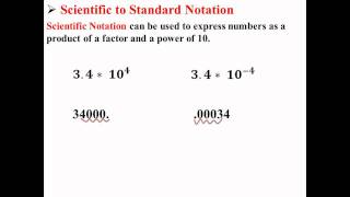 Scientific to Standard Notation [upl. by Asset]