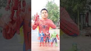 Team Colorman VS Spidey Choose Toys nonoshortvideo [upl. by Annael991]