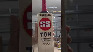 SS TON Supreme Retro Classic Cricket bat review [upl. by Mikiso]