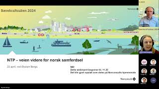 Bærekraftsuken 2024 2S NTP  Veien videre for norsk samferdsel [upl. by Harley]