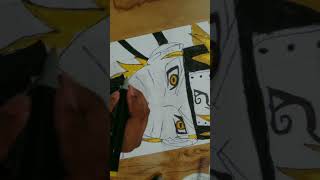 Drawing Naruto from anime naruto From alcohol markers🔥🔥🔥 anime naruto drawing alcohol markers [upl. by Novick114]