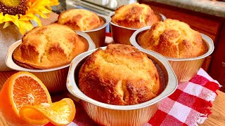 LAS MEJORES MANTECADAS DE NARANJA 🍊 ESPONJOSAS Y DELICIOSAS [upl. by Annwahsal50]