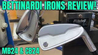 Bettinardi MB24 amp CB24 Iron Review Forged and Milled Irons [upl. by Solim]