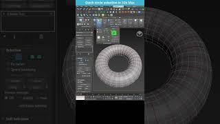 Efficient Edge Loop Selection Techniques in 3ds Max shorts 3dsmax selection [upl. by Akienaj]