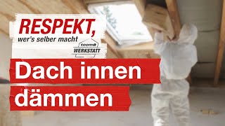 Dach von innen dämmen  toom Werkstatt [upl. by Bettine]