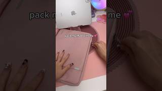 pack my iPad with me 🎀 aesthetic iPad accessories  amazon finds  iPad pro [upl. by Namhar]