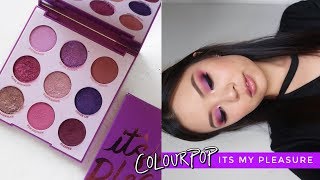 COLOURPOP ITS MY PLEASURE PALETTE ⋆ 3 Looks Review  Comparisons [upl. by Asiralc]