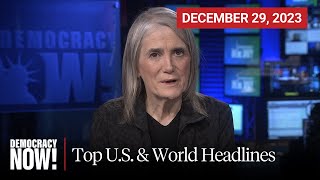 Top US amp World Headlines — December 29 2023 [upl. by Silbahc]