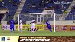 Gol de Frontini para os sergipanos  Confiança SE 1x1 Santa Cruz PE  Copa do Nordeste 2018 [upl. by Macomber]