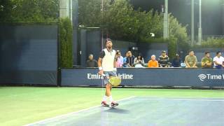 Nikoloz Basilashvili Us Open Qualifying Round 1 [upl. by Sturdivant]