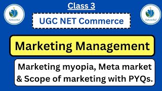 Important Terminologies  Scope of Marketing  UGC NET JRF  Sukaushal  Kavita Saini [upl. by Nahrut]