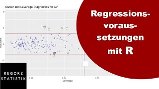 Regressionsvoraussetzungen mit R testen [upl. by Anauqahs]