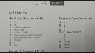 SUMMER MUSIC FESTIVAL BOOKING FORM in the library George found CI 8 TEST 1 LISTENING ANSWER KEY [upl. by Josephine]