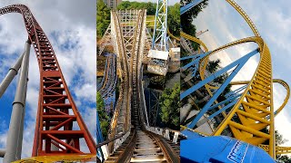 Every Roller Coaster At Hersheypark 4K Front Seat POV [upl. by Fortuna]