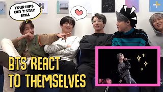 BTS Reaction to Themselves Cute and Funny Moment [upl. by Alimaj833]