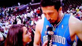 Turkish Michael Jordan Hedo Turkoglu wins the game in Philadelphia in 09 Playoffs [upl. by Rhoda]