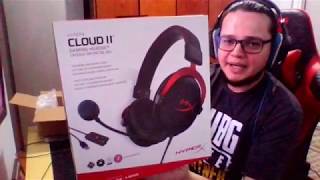 UNBOXING Headset Gamer HyperX Cloud II 71  KHXHSCPRD  PretoVermelho [upl. by Ambert192]