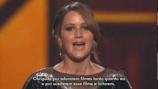 Jennifer é a Atriz de Filme Favorita do PCA 2013 LEGENDADO [upl. by Allegra114]