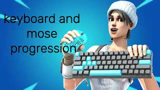 keyboard and mouse progression in fortnite [upl. by Laroy]