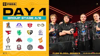 PUBG Global Series 6 Group Stage DAY 1 [upl. by Silvain]