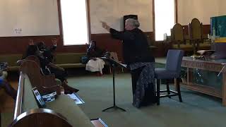 Pastor Edna Preaching in Shabach Vanceboro NC1182020 [upl. by Na]