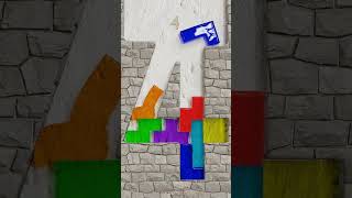 Tetris Down to Zero Number 4  Softbody Simulation V6 [upl. by Reider]