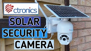 Ctronics Solar Powered Security Camera Review CTS20 [upl. by Nic]