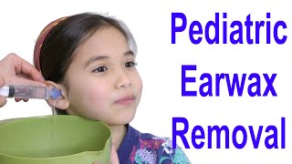 Pediatric Earwax Removal Using a Syringe Ear Flushing [upl. by Ecnarf295]