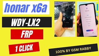 Honar X6A Frp Bypass 1 Click WDYLX2 Frp Remove [upl. by Galvan]