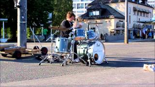 Baard Kolstad Street Drumming 2012 [upl. by Felike941]