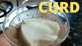 Homemade Curd recipe  Tips and tricks to make CURD at home  Basic Cooking by Food Lab [upl. by Eisset]