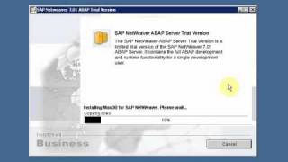 Install SAP Netweaver 7 ABAP Trial [upl. by Larsen]