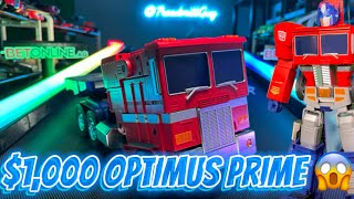 SELF Transforming Optimus Prime 😱 1000 ROBOT Unboxing Review and Treadmill Racing 🔥 [upl. by Sido]