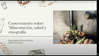 Alimentación salud y etnografía [upl. by Iamhaj]