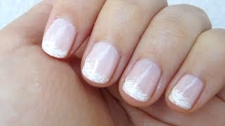 Feather French Manicure [upl. by Nnylf]