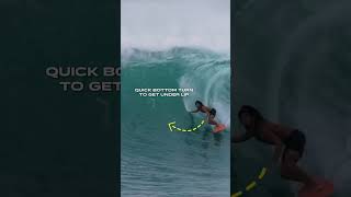 Surf tip How to get barreled on a midlength [upl. by Walt]