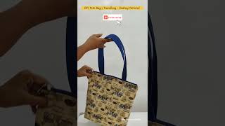 NEW HANDMADE TOTE BAG COLLECTION  Tote bag tutorial  Cloth bag making at home  Handbag making [upl. by Weisler647]