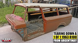 Tearing down a 1 of 1 1963 B100 from Argentina [upl. by Tillfourd603]