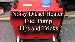 Noisy Diesel Heater Tips and Tricks  Noise Dampening Case Test [upl. by Roldan]