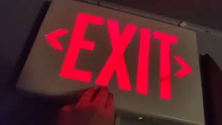 Exit Sign Setup 1 [upl. by Eelame410]