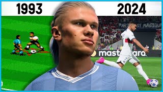 FIFA evolution 1993  2024 [upl. by Haliehs]