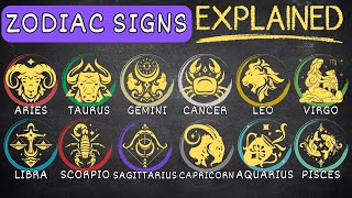 Every Zodiac Sign Explained in 5 Minutes [upl. by Ahsito]