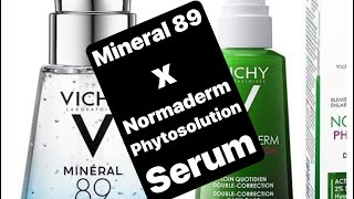 MINERAL 89 x NORMADERM PHYTOSOLUTION SERUM Vichy [upl. by Aerdma317]