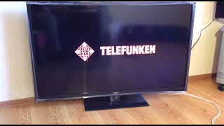 TELEFUNKEN TFLED 50S7T2 МИНИ ОБЗОР ТЕЛЕВИЗОРА [upl. by Phillie]