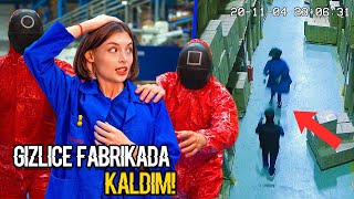 GECE GİZLİCE FABRİKADA KALDIM BÜYÜK OYUN [upl. by Ggerg]