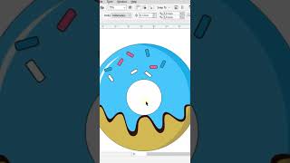 logo vector  full video link is in the description shorts vector logo donuts [upl. by Lowery]