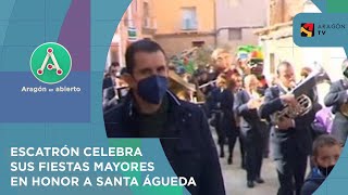 Fiestas de Santa Águeda en Escatrón [upl. by Donielle]