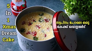 5 in 1 ക്രിസ്മസ് ഡ്രീം കേക്ക്  Christmas Dream Cake  Fruit amp Nut Dream Cake Recipe Christmas Cake [upl. by Bowler]