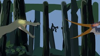 Baryonyx Vs Pteranodon Dino Battles Season 1 Ep 2 [upl. by Hilliard]