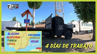 4 días de trabajo El Ejido Algeciras Tudela Lorca Cartagena Vicar El Ejido 2333 kilómetros [upl. by Ttiwed22]